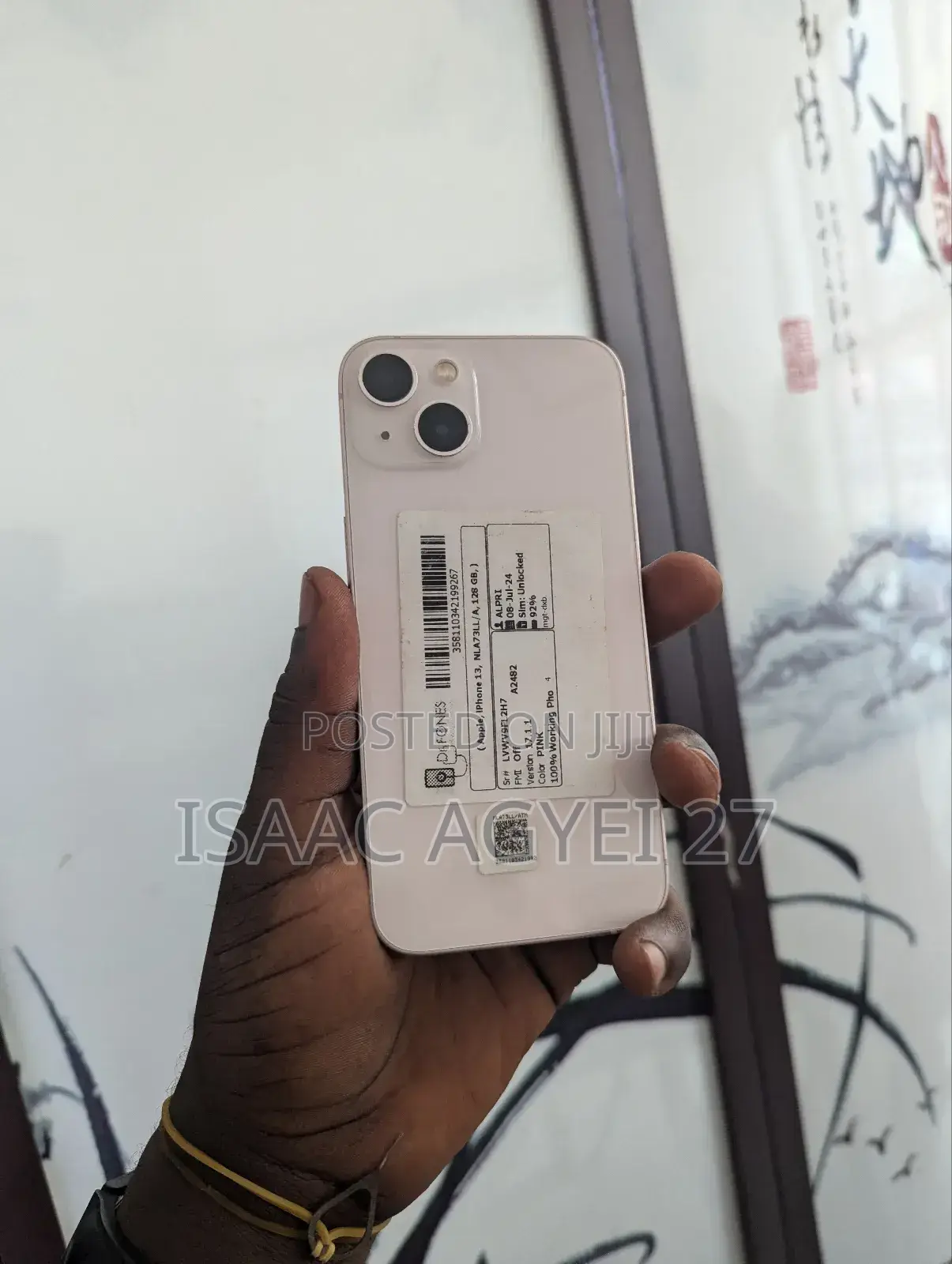 New Apple iPhone 13 128 GB Pink
