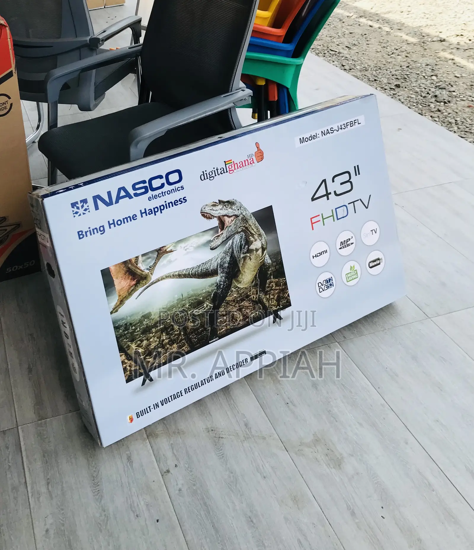 Order Classic Nasco 43” Led Digital Electric Tv.