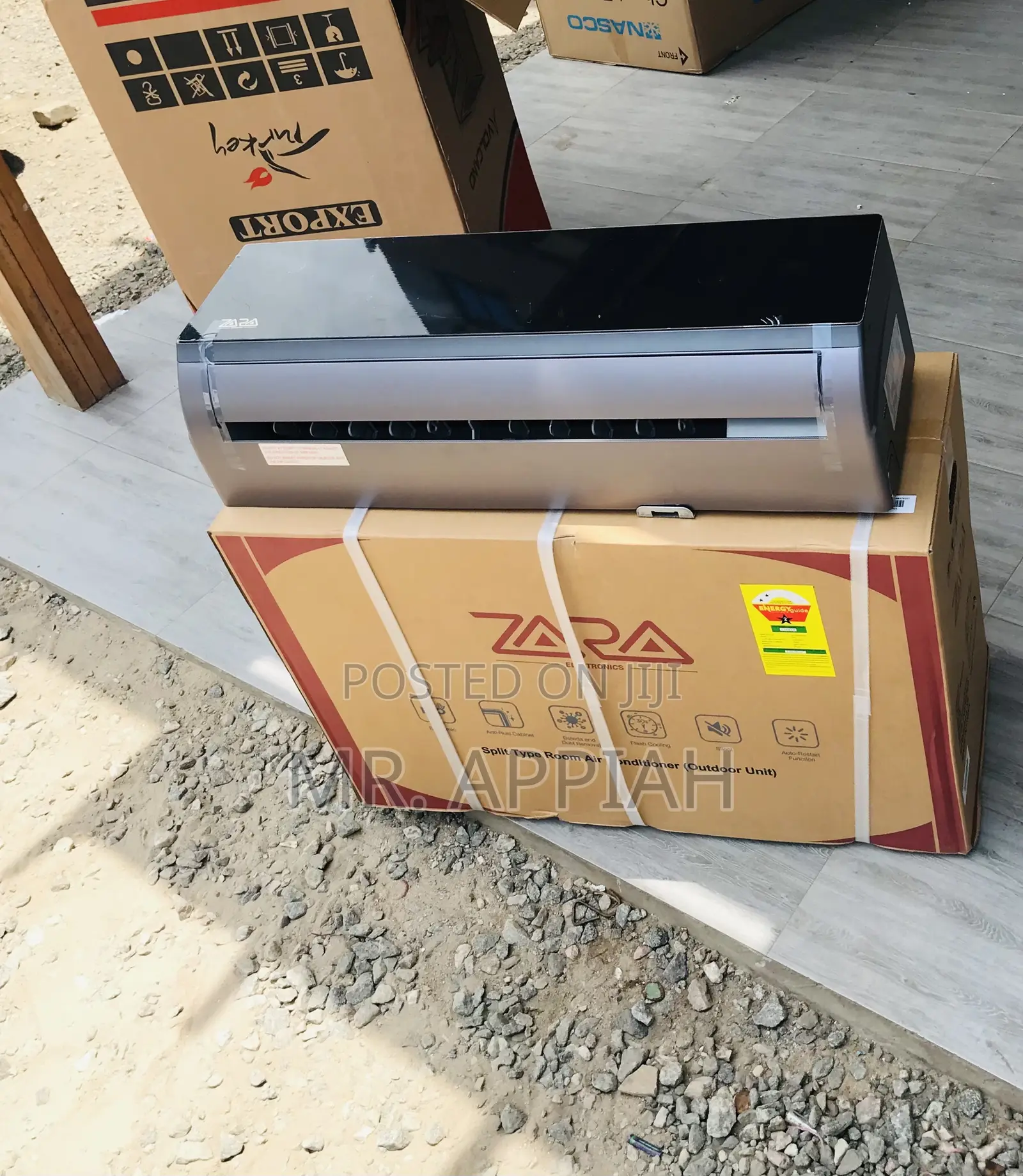 Fresh in Box Zara 1.5hp R410a Split Air Conditioner(Black)