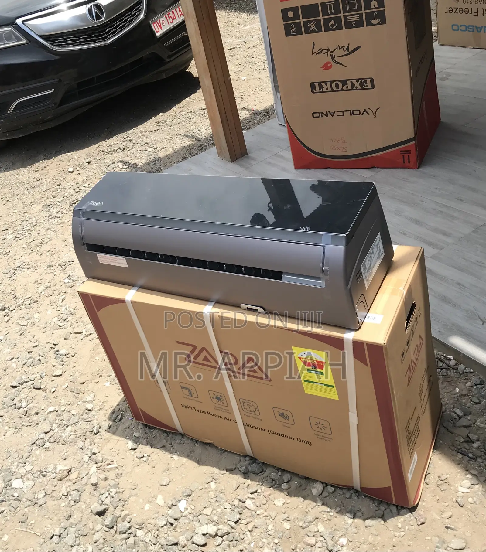 Latest Zara 1.5hp Split Type Air Conditioner(Black)Mirror.