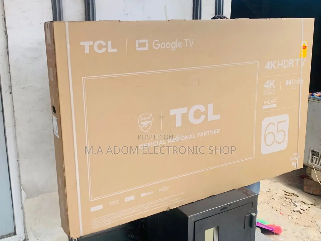 Original TCL 65P635 65 Inch Uhd Smart Television.