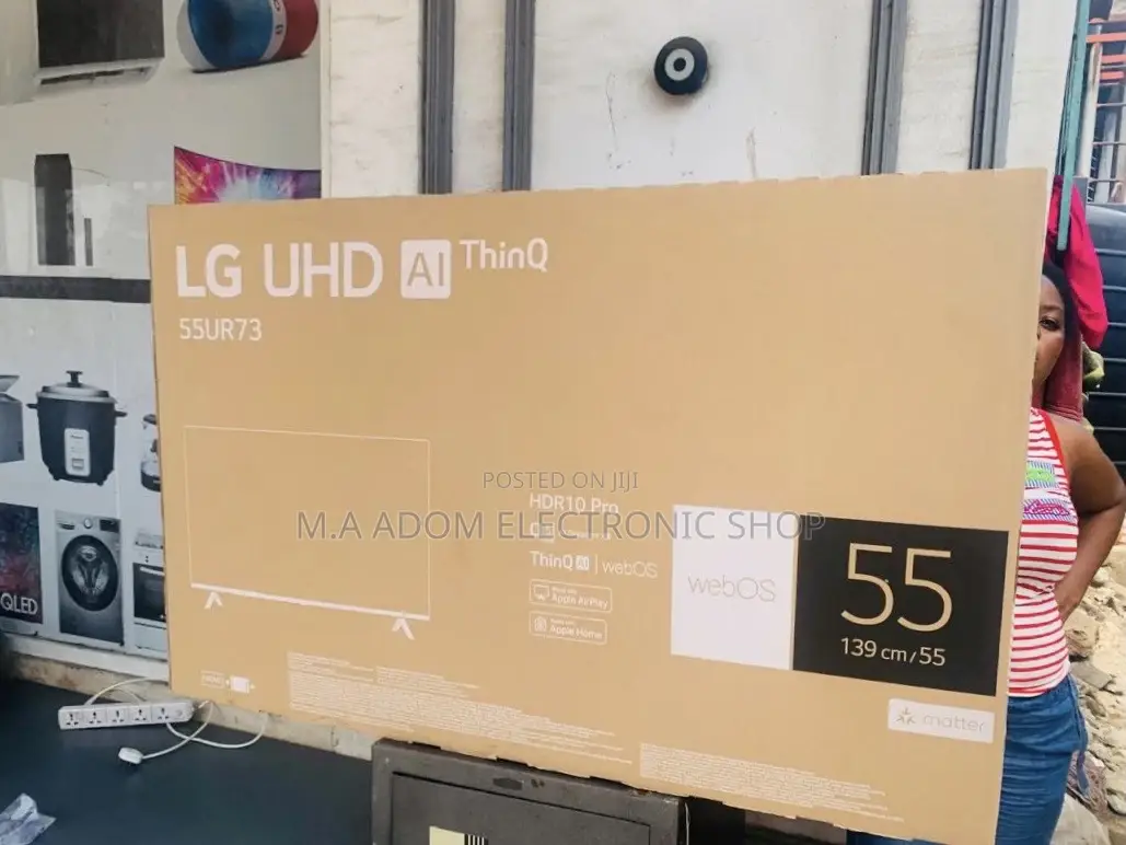 Uniquely Designed LG 55ur73 55” Led Uhd Smart Tv.