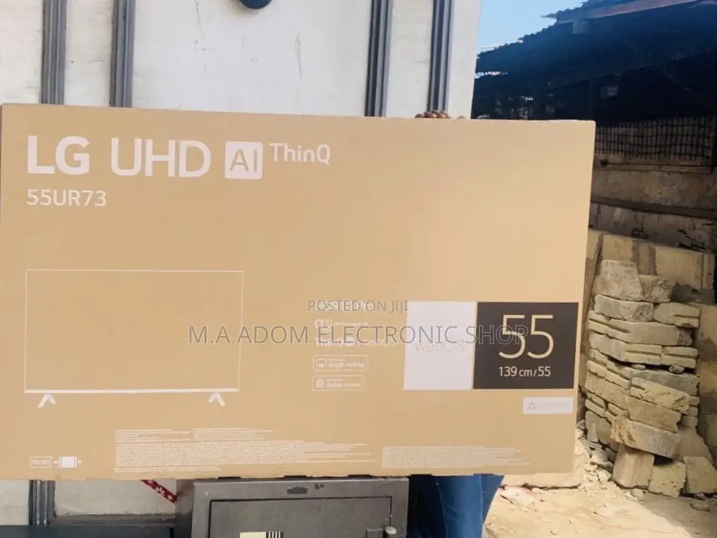 Authentic LG 55” Led Uhd Smart Television(Black) 
