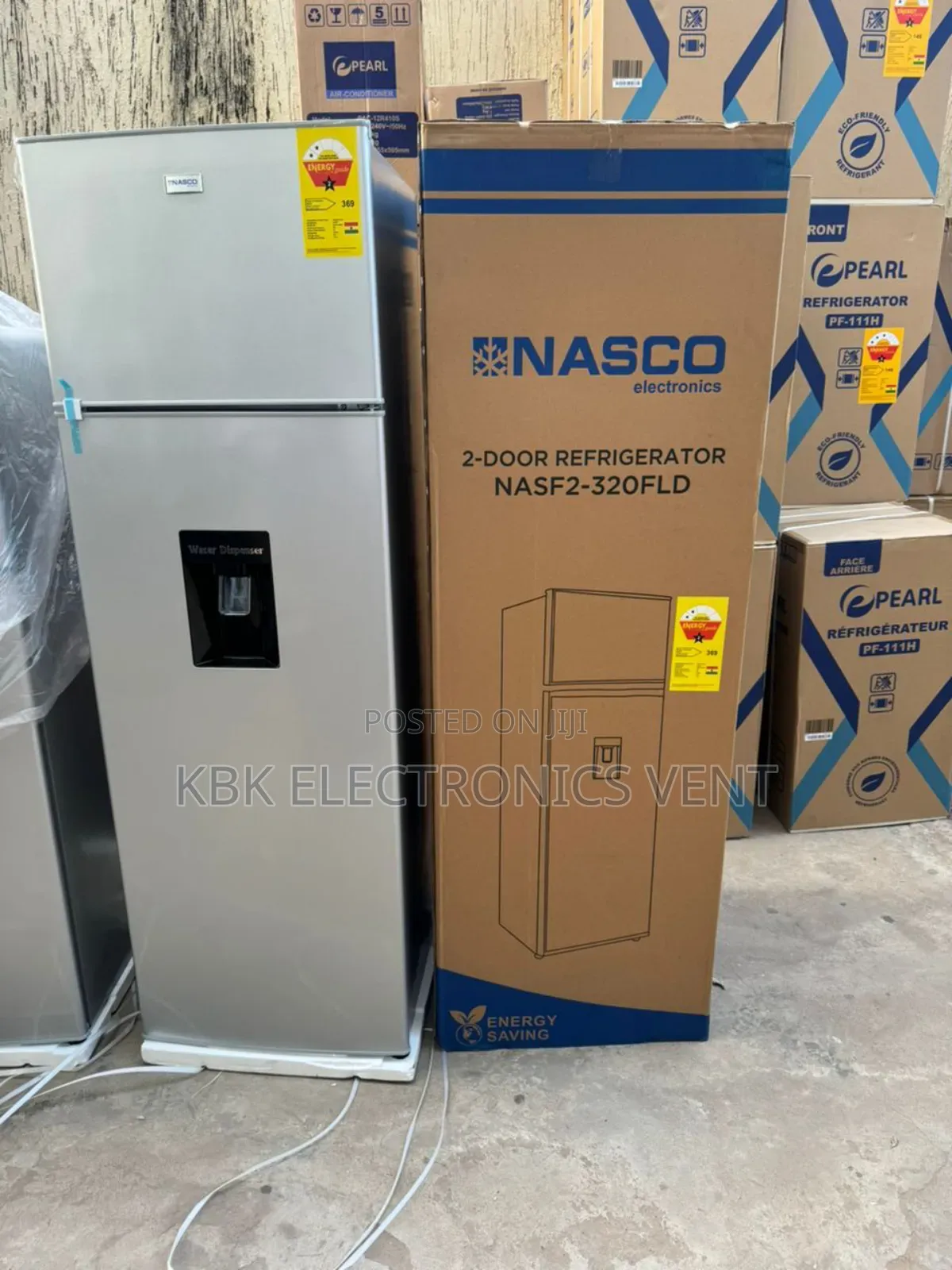 Nasco Nasf232fld 320ltr Double Door Refrigerators