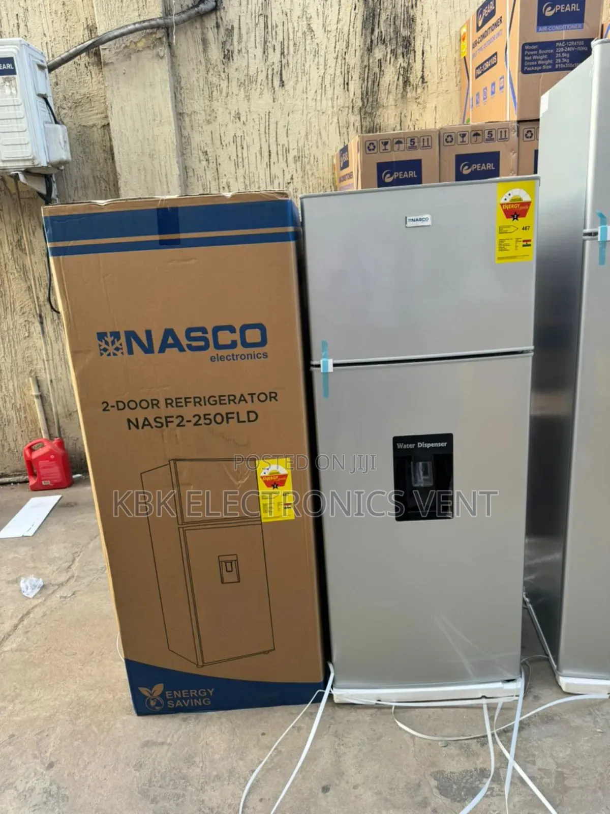 Nasco Nasf2-250fld(210ltr) Double Door Refrigerator