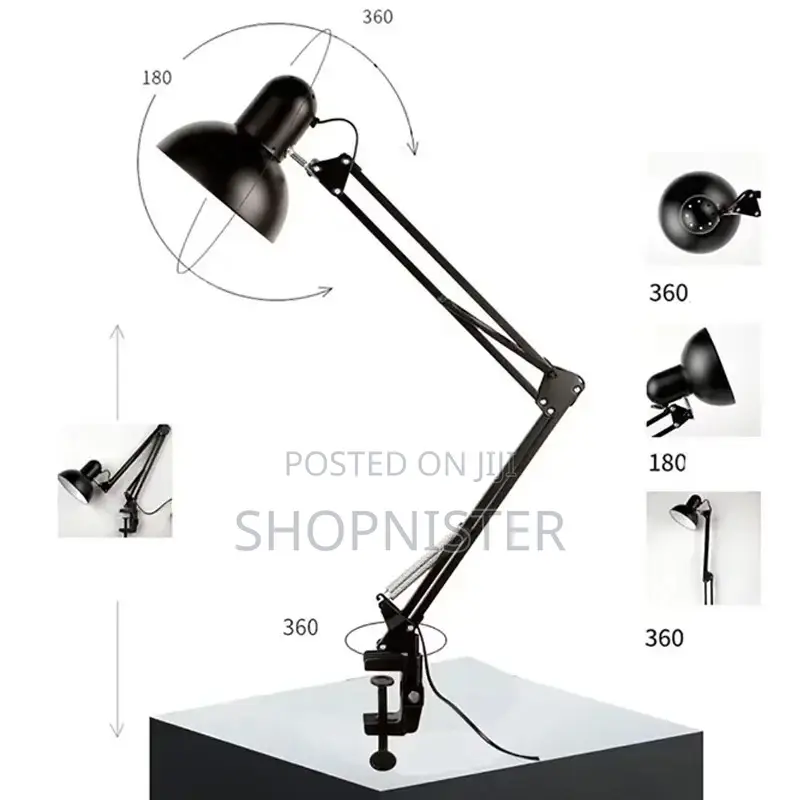 Foldable Desk Lamp Clip
