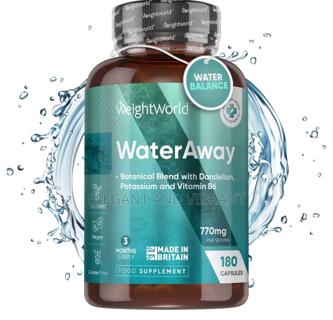 Water Away Detox Capsules For Liver And Water Retention Supp