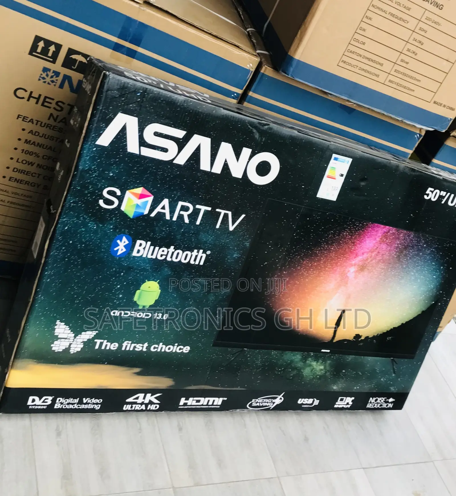 Lovely Design Asano 50 Inch Led Smart UHD Tv