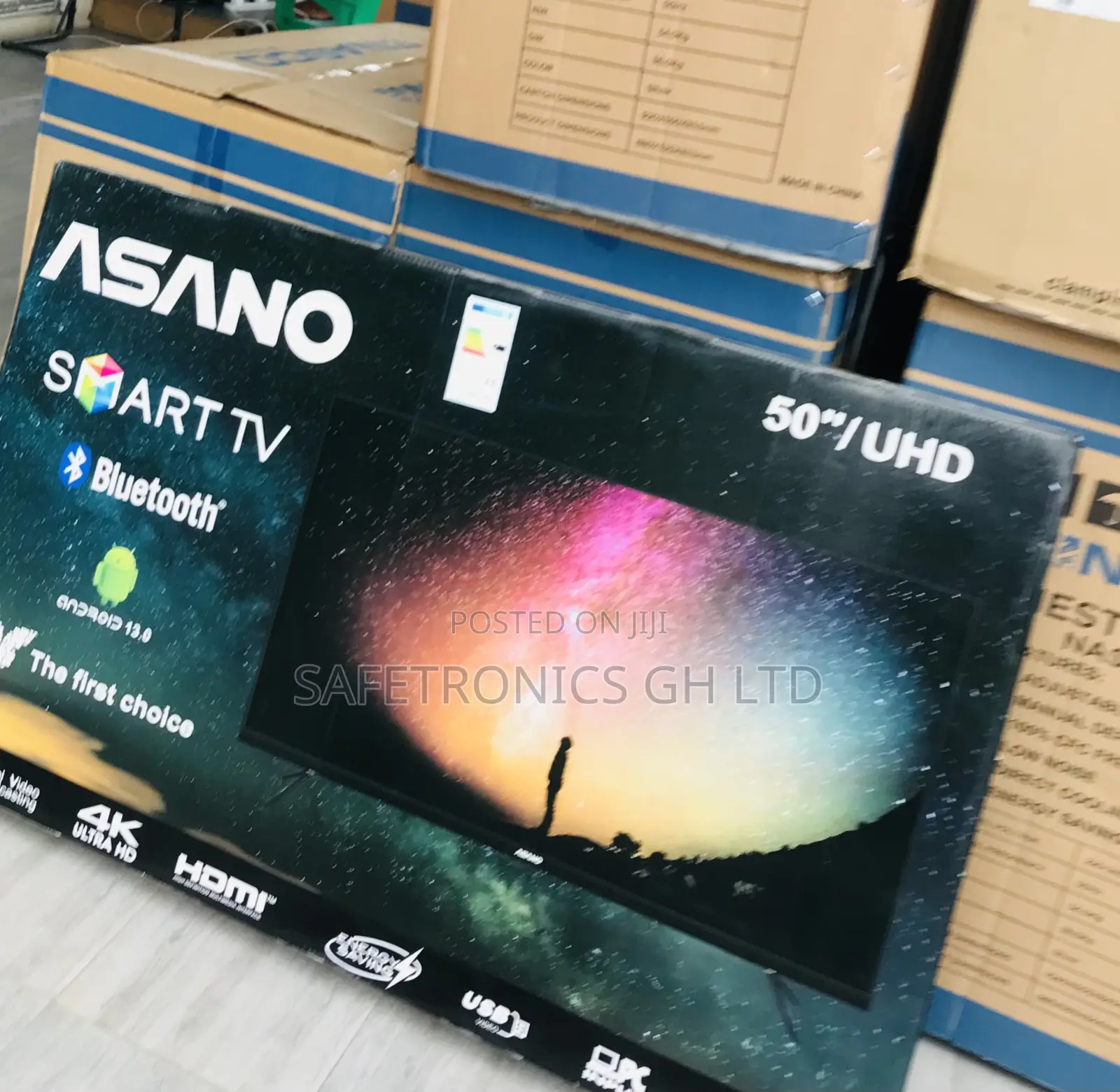 Smart Sleek Asano 50 Inch Led Reliable UHD Tv