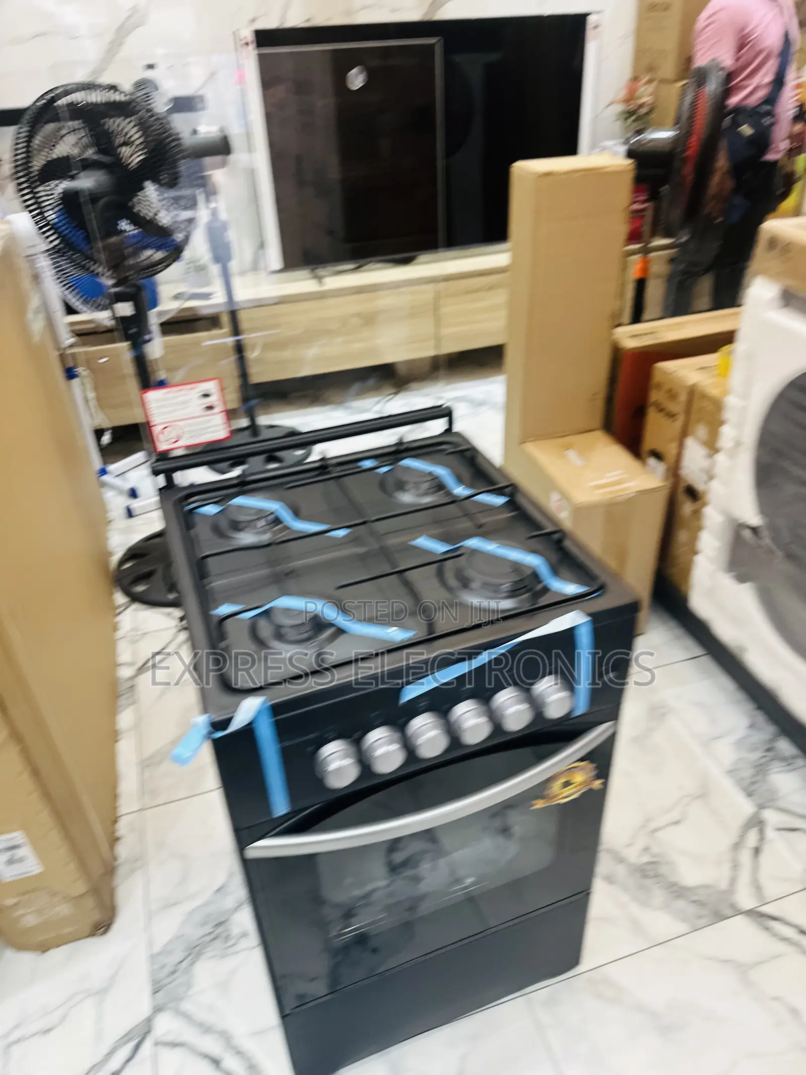 Multi Purpose Gas Stove Oven 4burner 50/50
