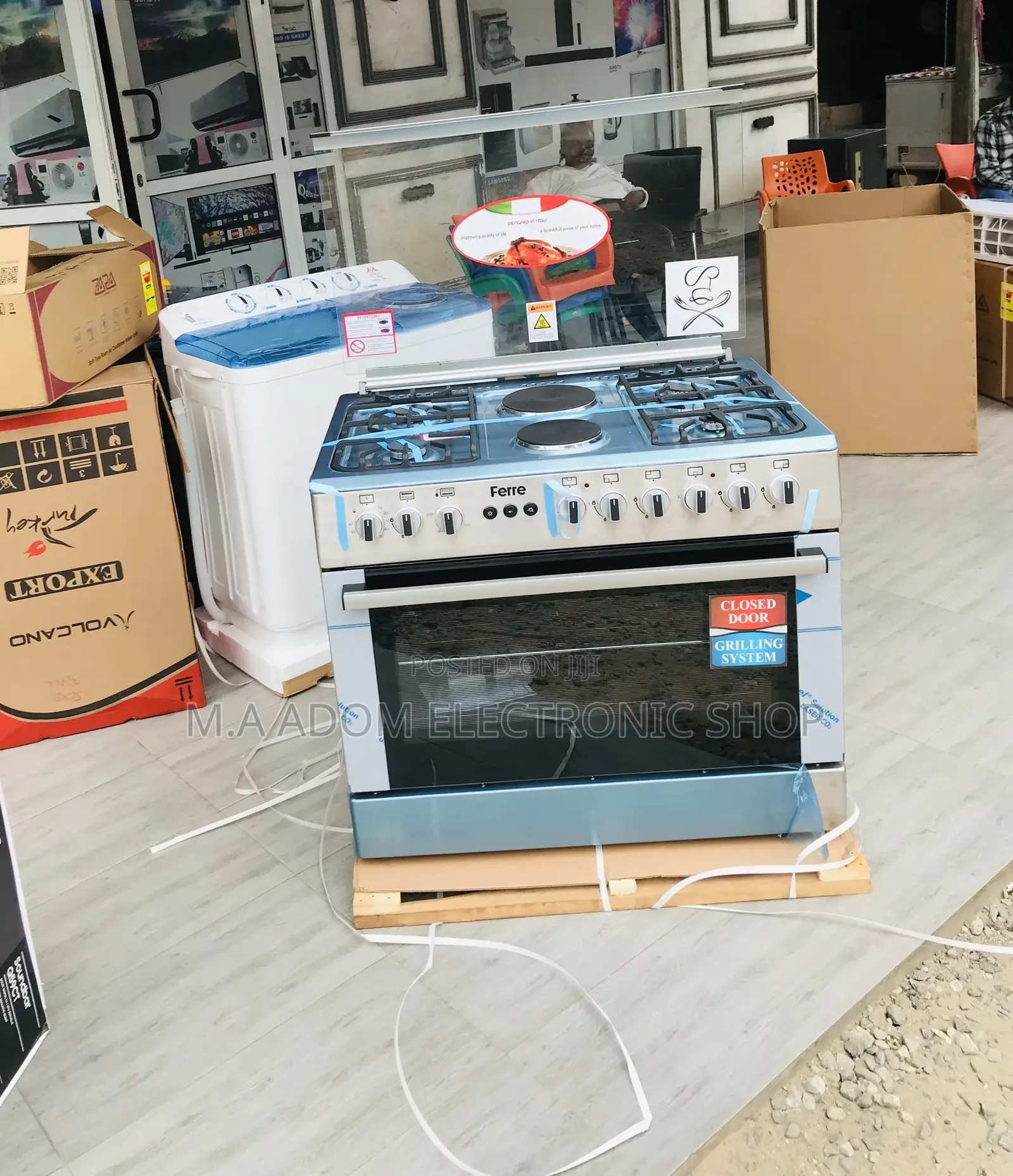 Uniquely Designed Ferre 60x60 4 Gas + 2 Electric Cooker.