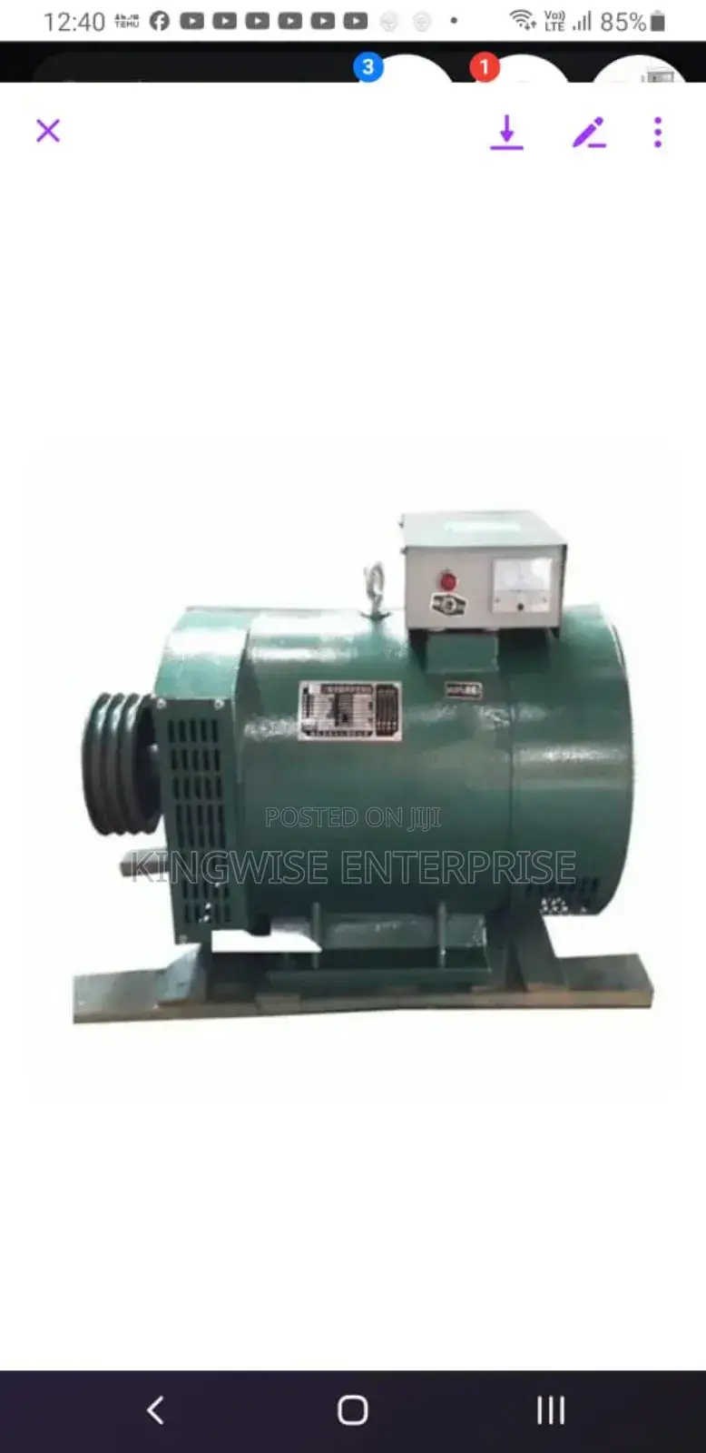 15kva Alternator Single Phase
