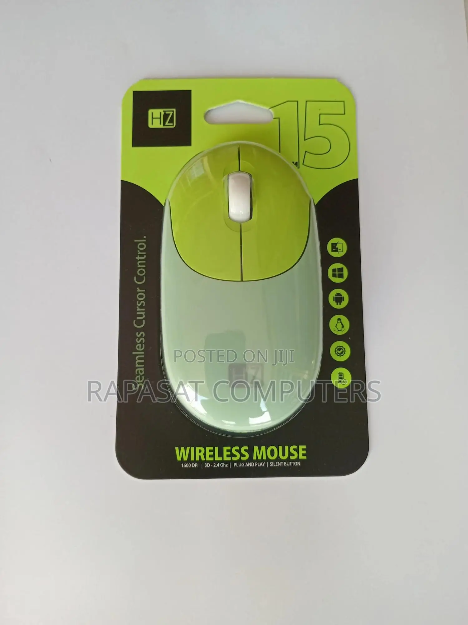 HEATZ ZM15 2.4ghz 1600 DPI Silent Button Wireless Mouse