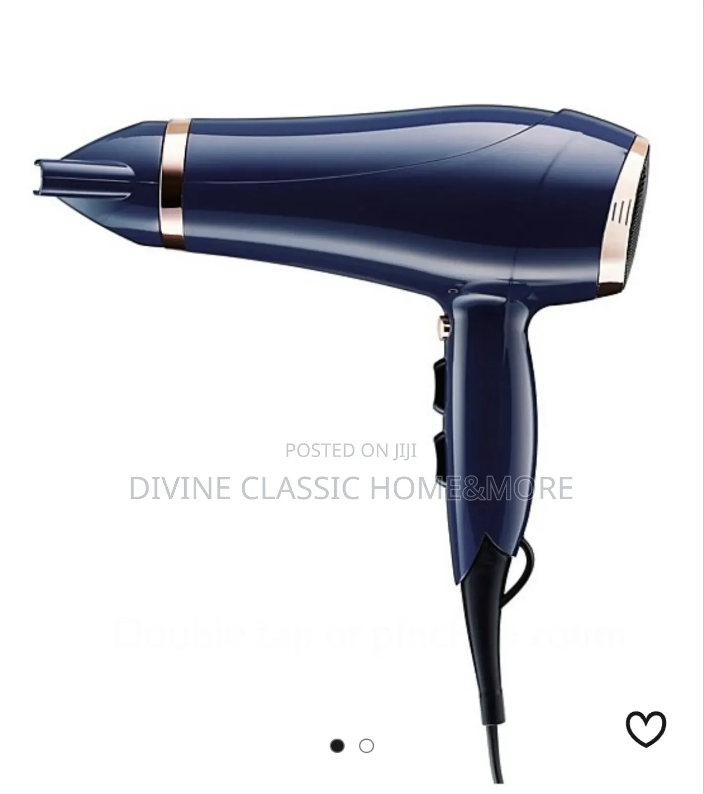 Georgehome Ionic Hair Dryer With Paddle Brush Set