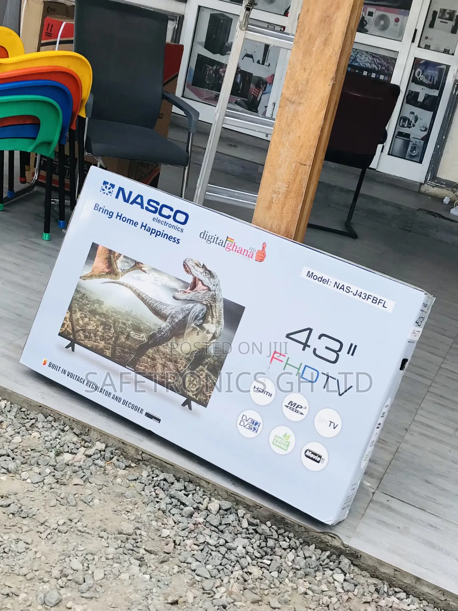 Get Essential Yet Quality 43” Satellite Nasco Led Digital