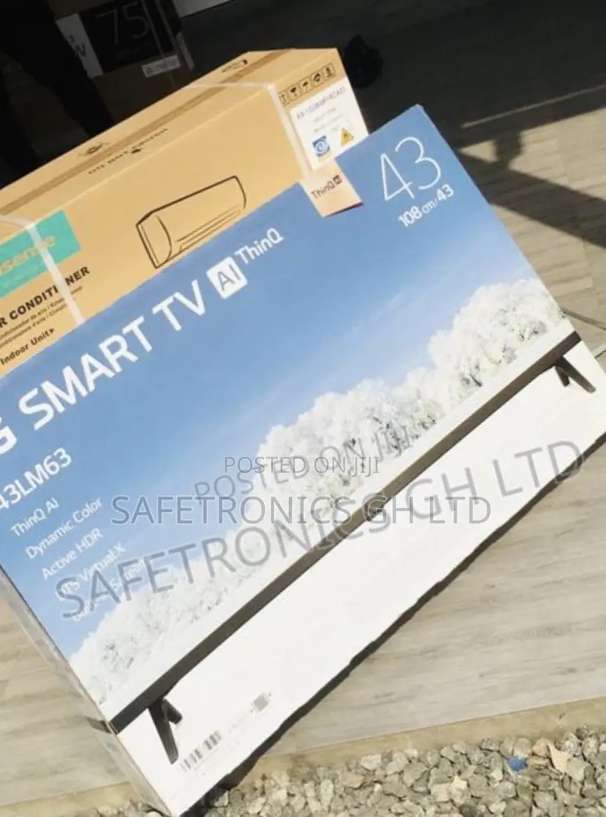 Shop Lastest LG 43 Inch Smart Sleek LM63 Led (Black) Tv