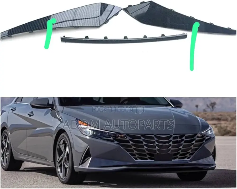 Hyundai Elantra Bumper Spoiler Chrome 2020 2021 2022 2023