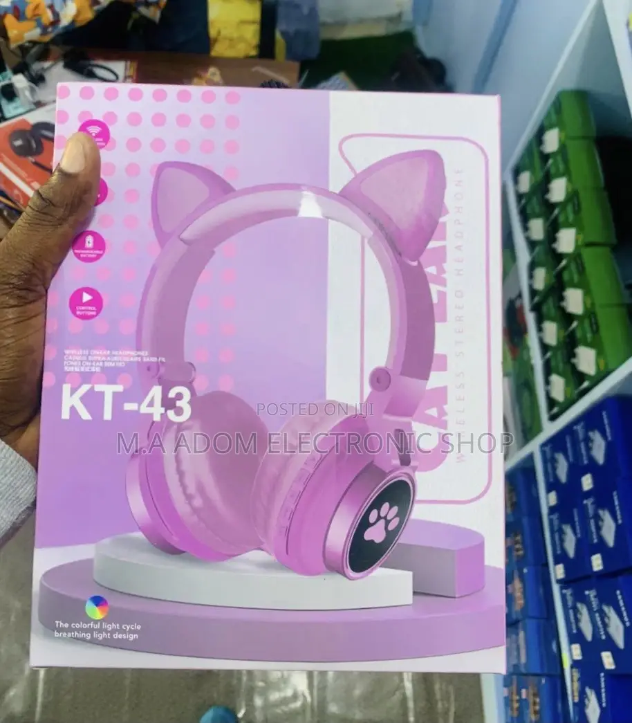 Quality Yet Affordable KT-43 Wireless Stereo Headphone Set.