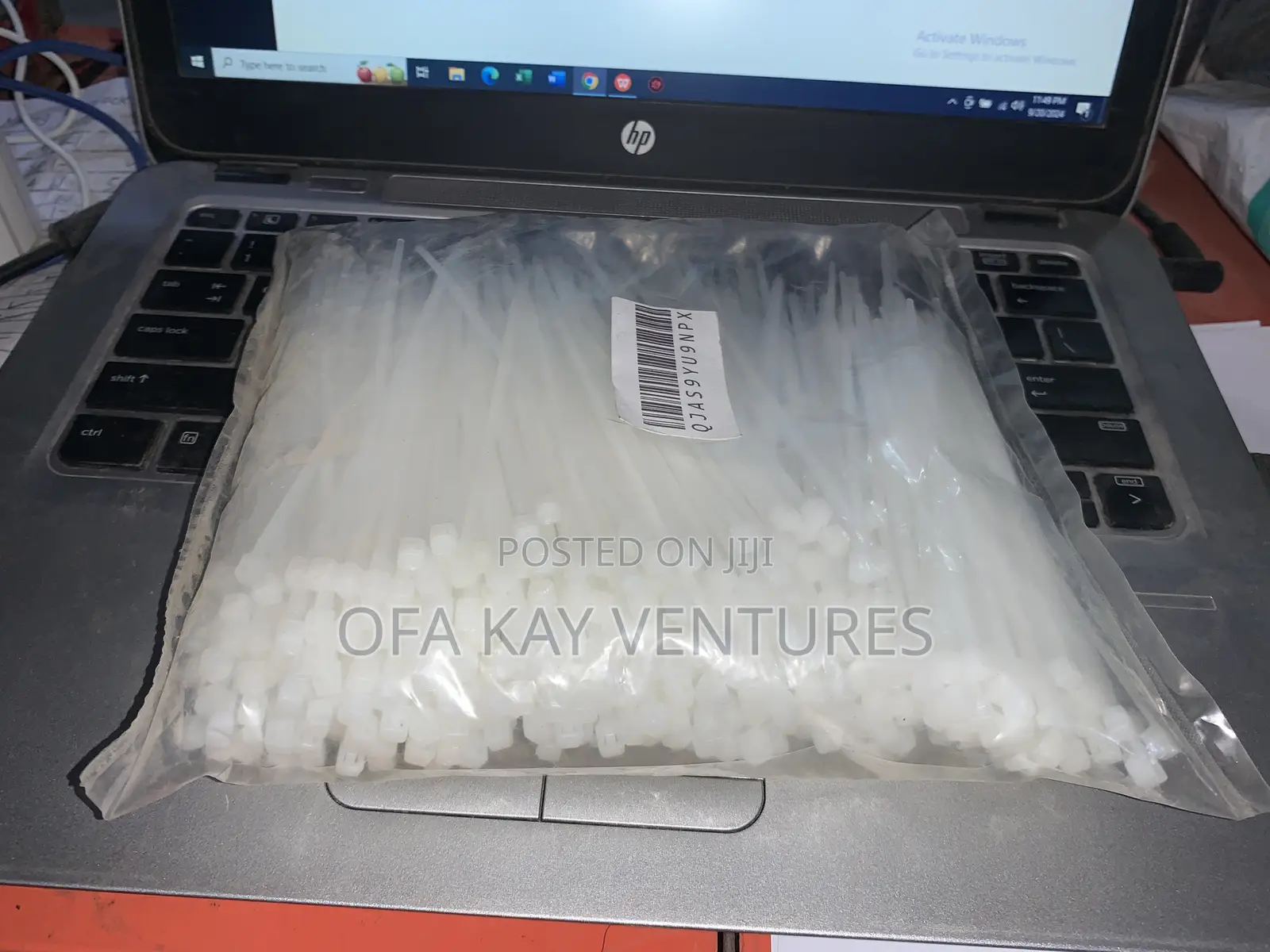 Nylon Zip Tie Self-Locking Bag 100pcs