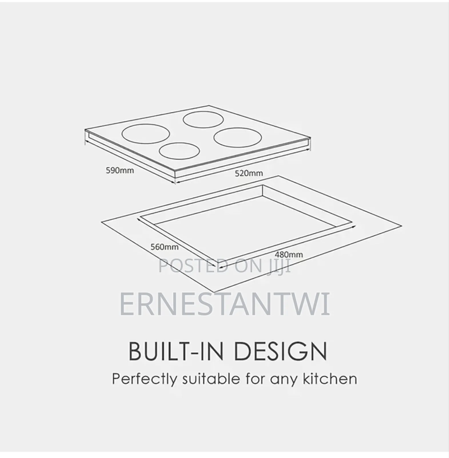 4burner Induction Cooker From Ekatro, UK
