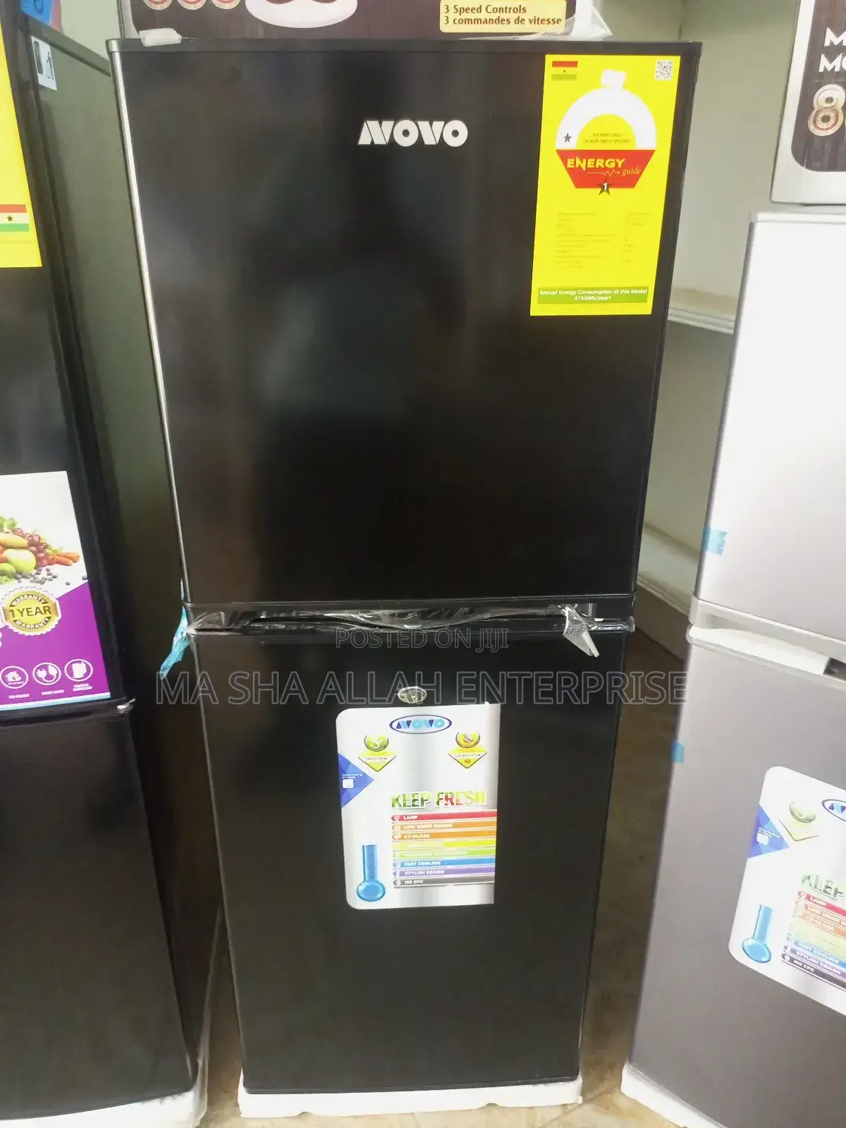 Nono 195 Liters Top Freezer Double Door Refrigerator