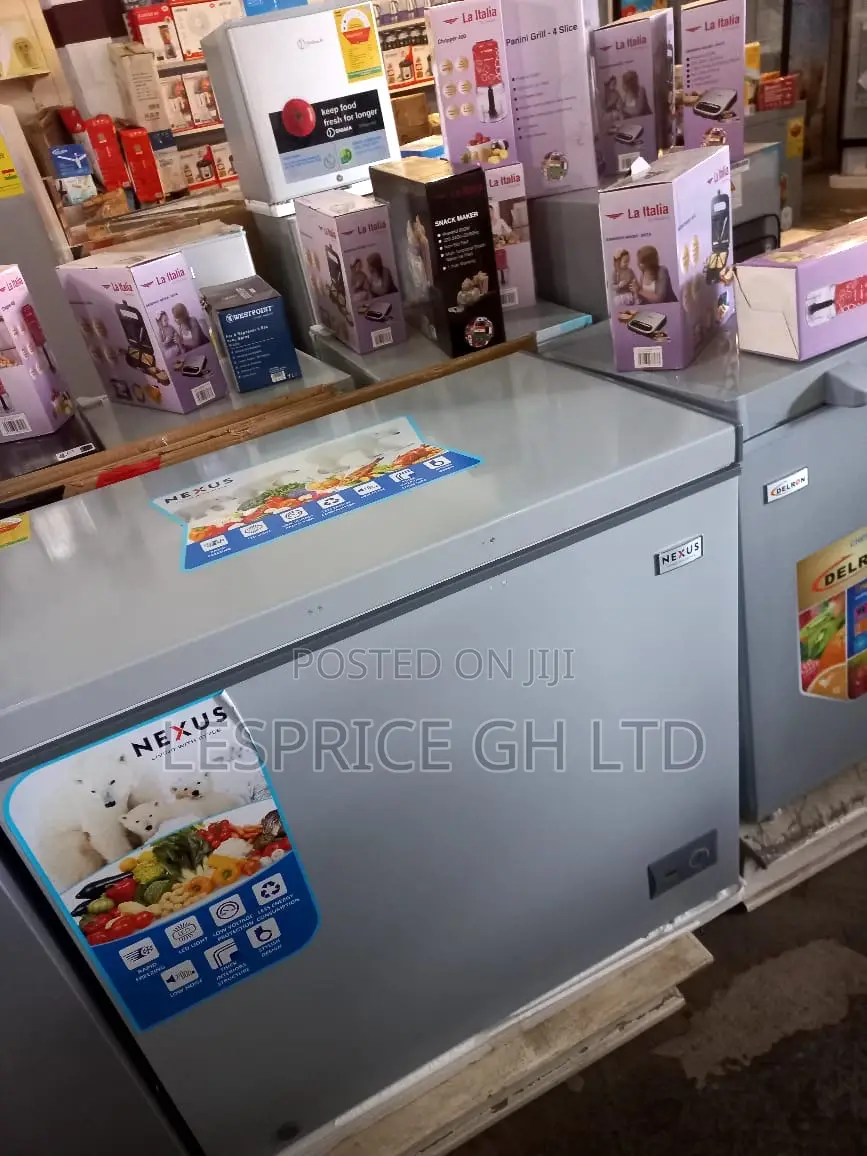 Nexus 200L Silver Chest Freezer