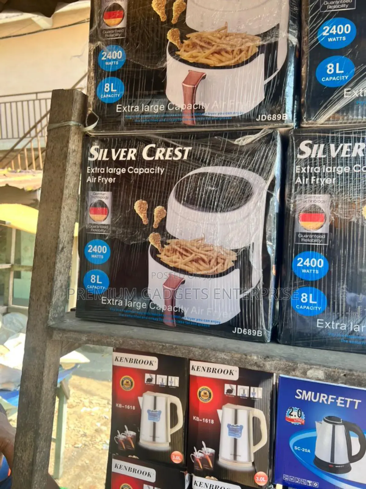 Versatile Functions Silver Crest 8ltrs 2400W 360° Hot Air