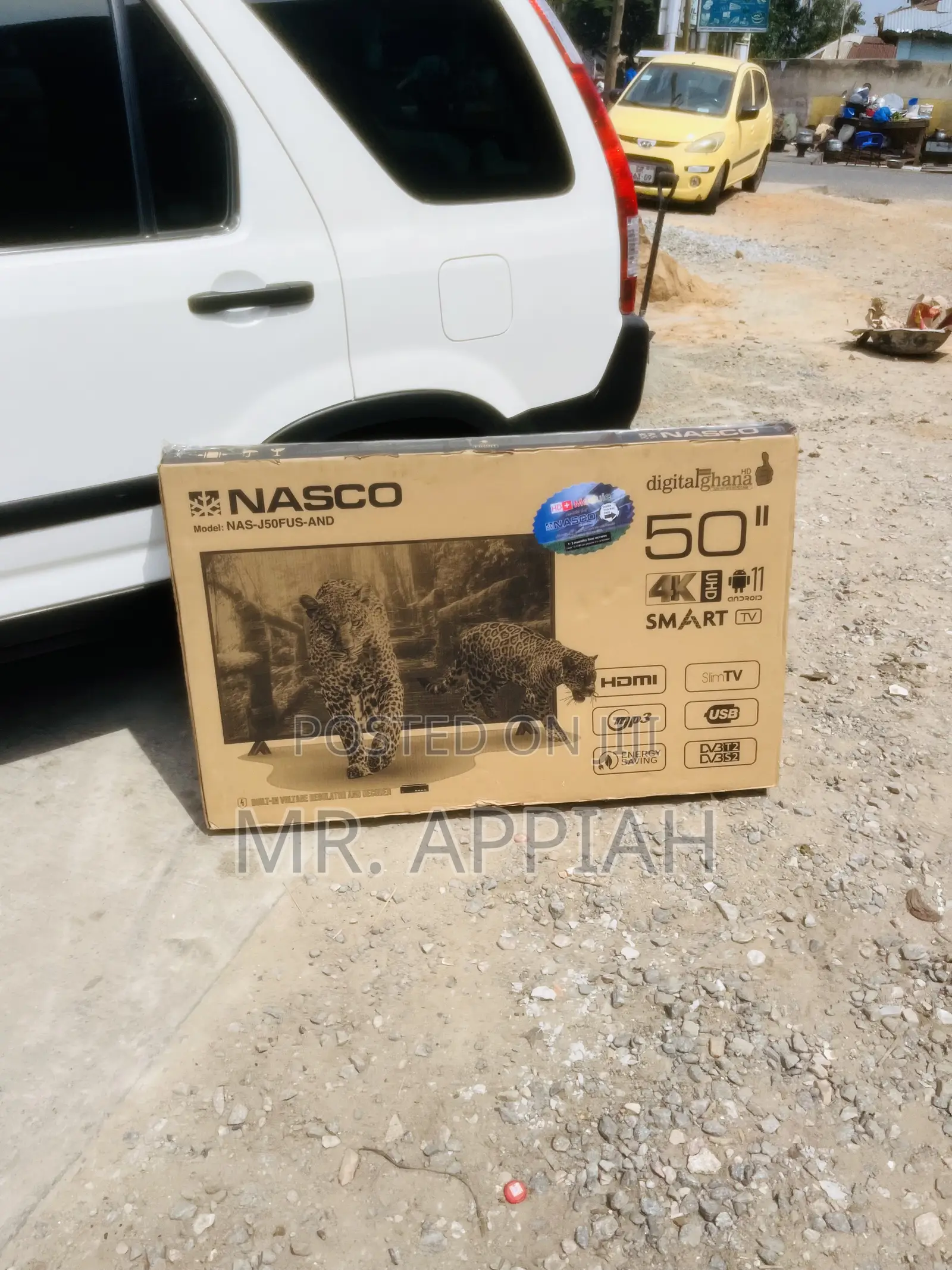 Order Authentic Nasco 50 Inch Full HD Digital Satellite Tv.