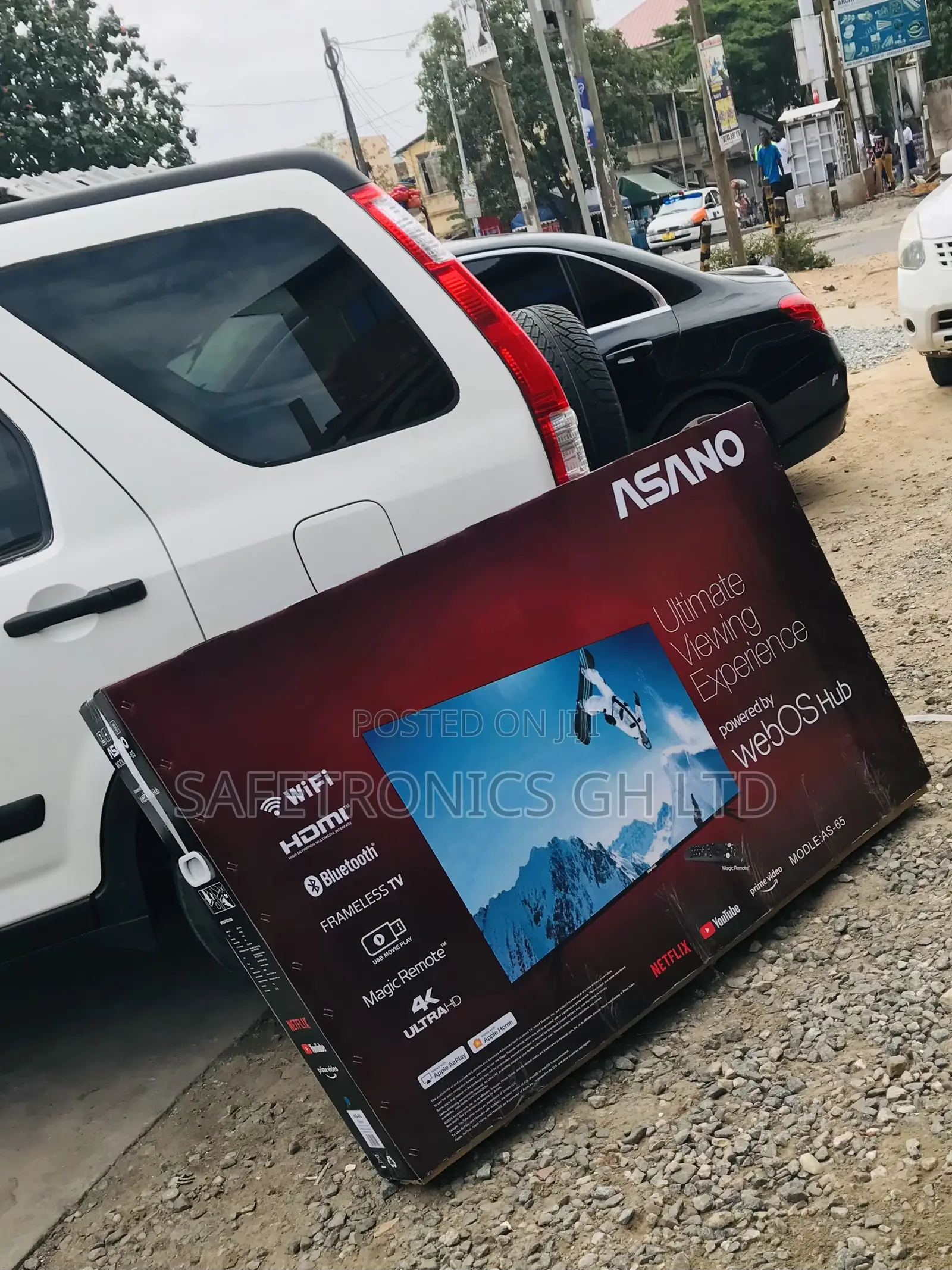 Buy Sleek 65 Inch Smart Led Asano UHD Wedos Tv