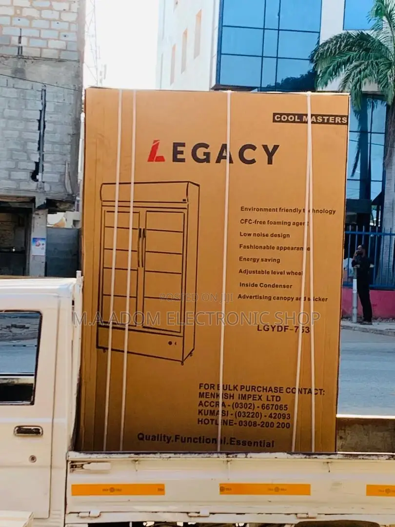 Fast Chilling Legacy Double Door Display Refrigerator.