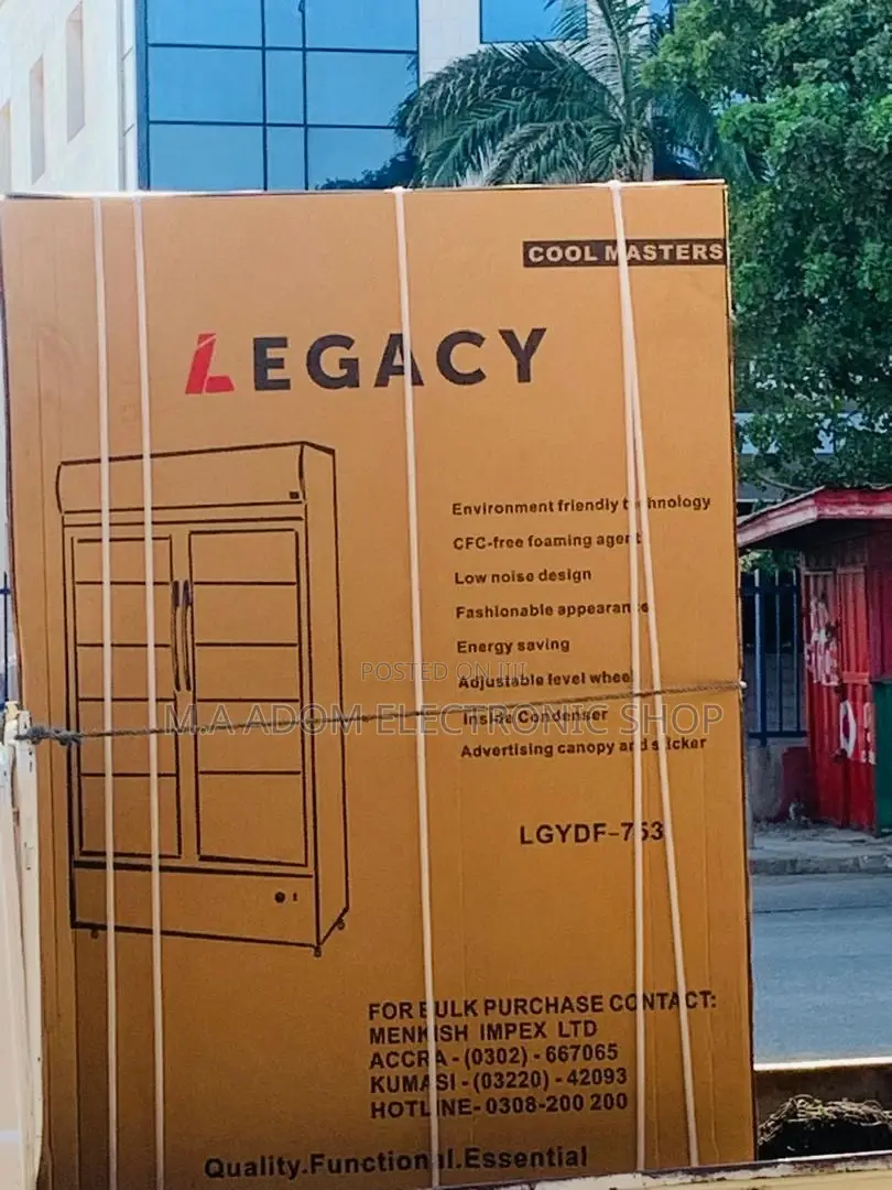 Extremely Cooling Legacy Double Door Display Fridge.