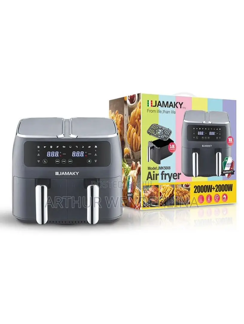 10L 2000W+2000W Dual Basket Digital Air Fryer