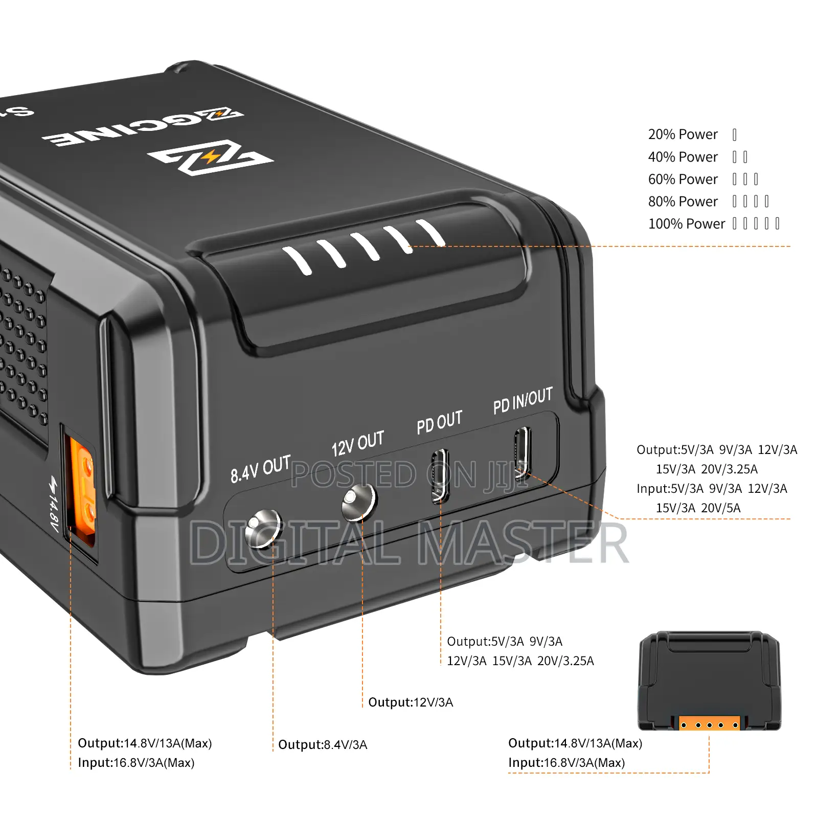 Zgcine Zg-S150 v-Mount Battery