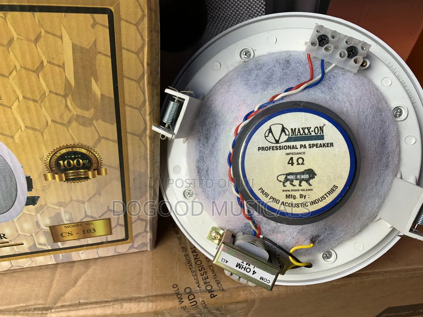 Maxx-on 5-Inch Pa Ceiling Speaker(Pair)