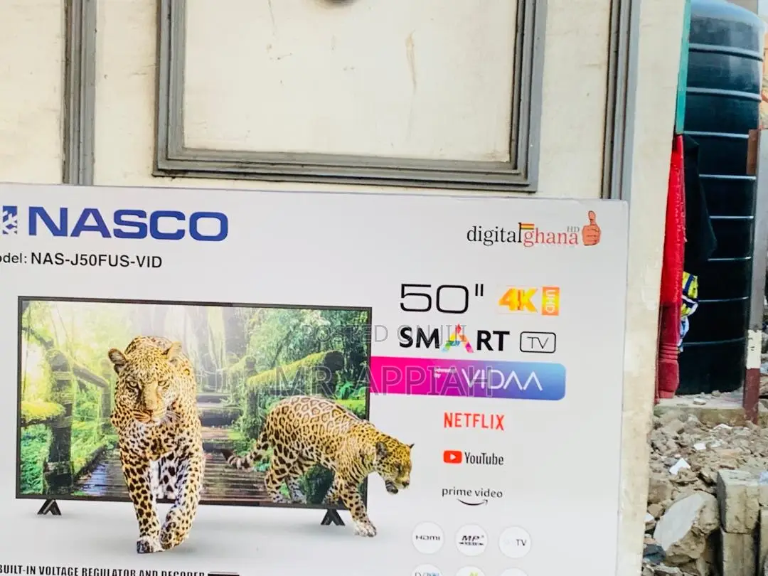 Order Authentic Nasco 50” Full HD Smart Digital Tv.