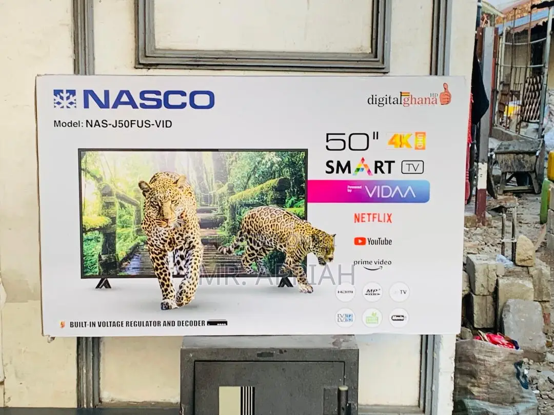 Order Authentic Nasco 50” Full HD Smart Digital Tv.