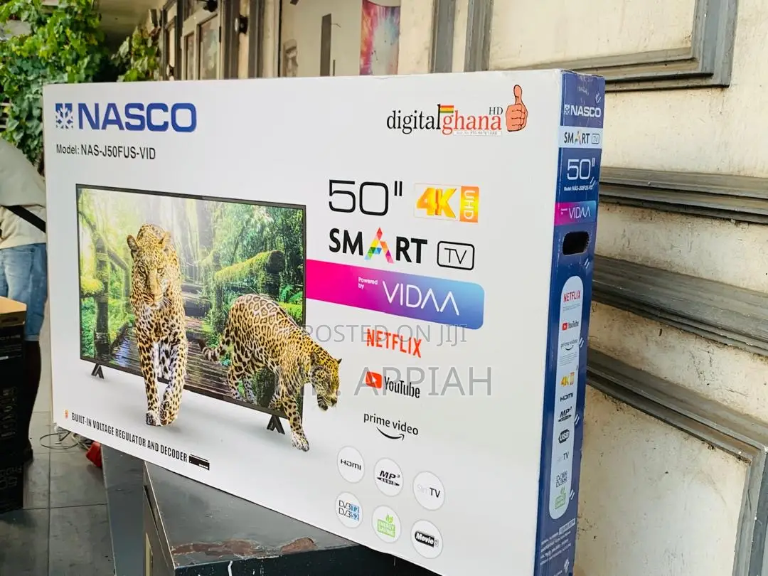 Valuable Nasco 50” Full HD Digital Satellite Smart Tv