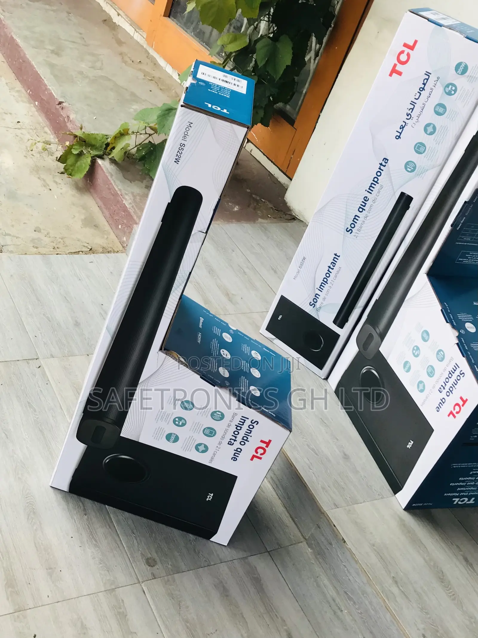 (Black) Subwoofer TCL S522W Bluetooth Soundbar