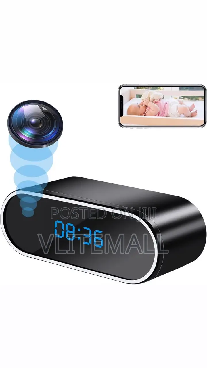 Tuuya UK Spy Hidden Alarm Clock Camera