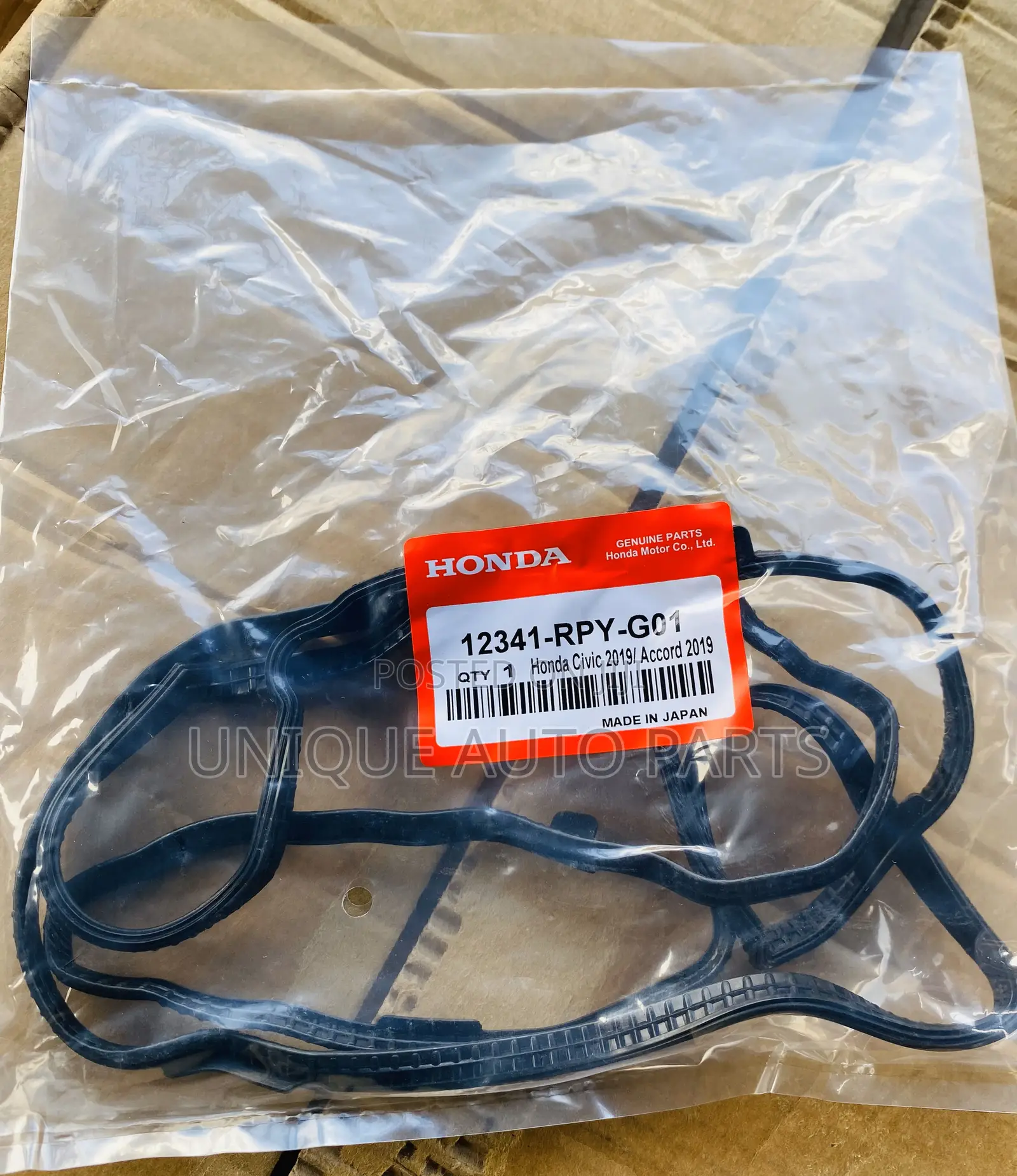 Honda Civic 2019 Valve Cover Gasket RPYGO1