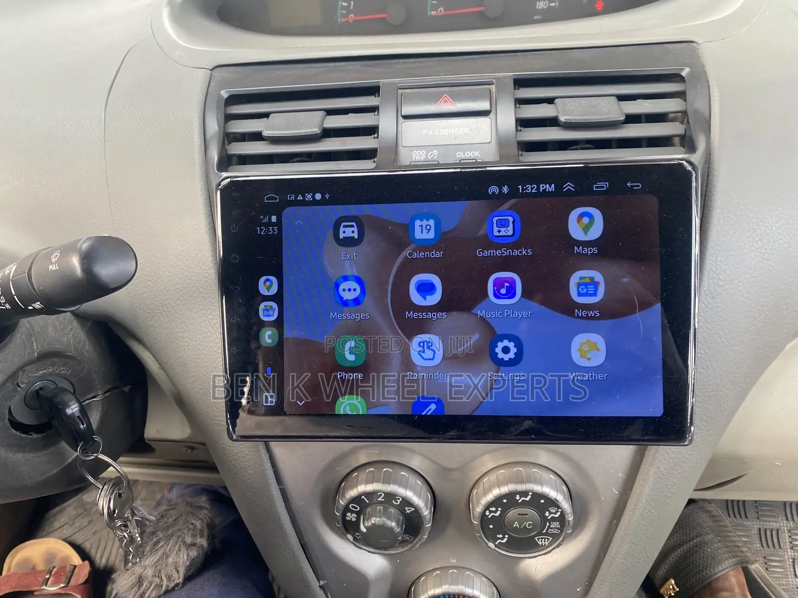 Toyota Belta Android Auto Carplay Screen