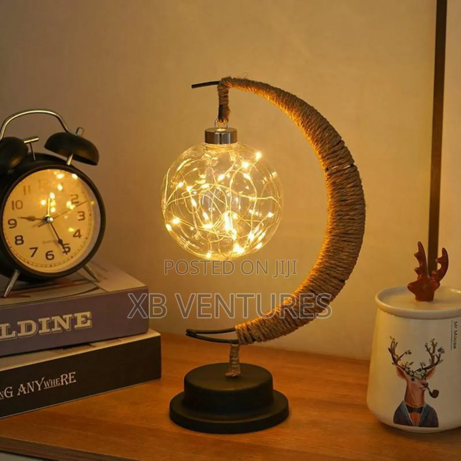 LED Moon Table Lamp, Bedroom Night Light
