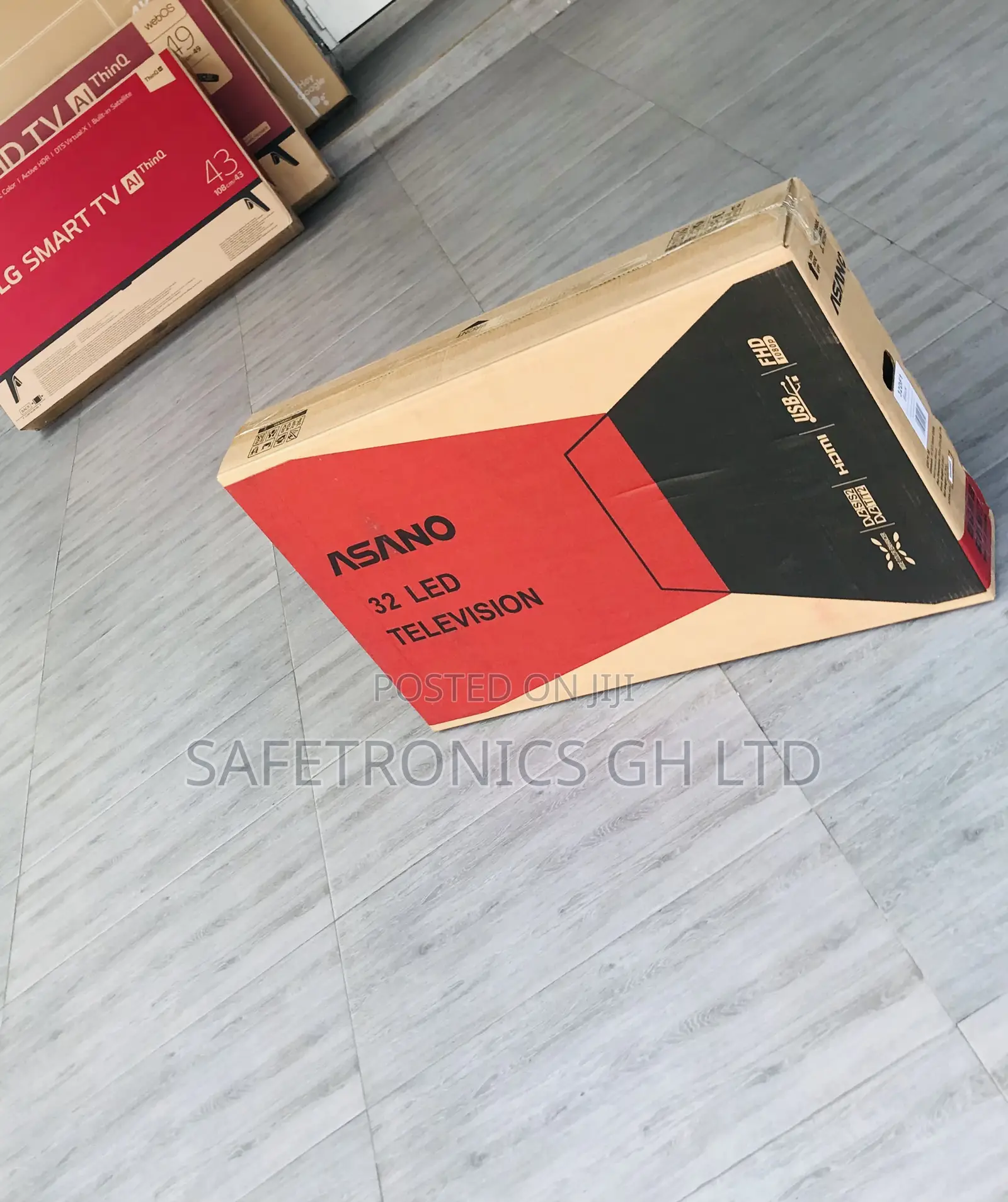 Order Asano 43 Inch Led Digital Full HD (Black) Tv