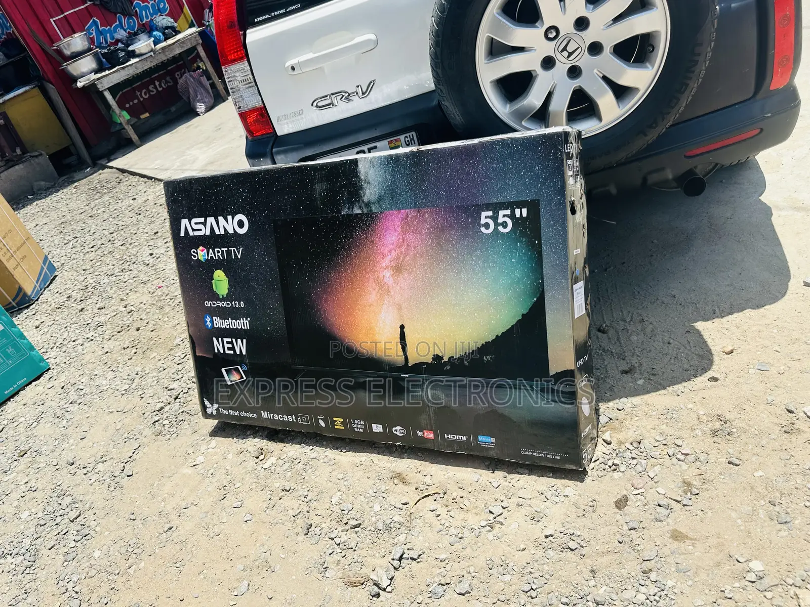 Lovely New Uhd Smart Asano 55” Television