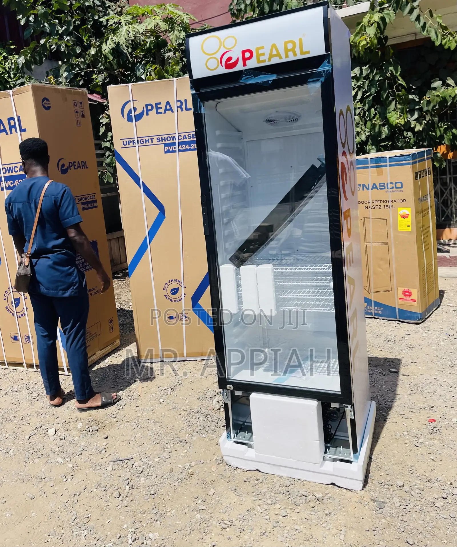 Brand New Pearl PVC 316 238L Single Door