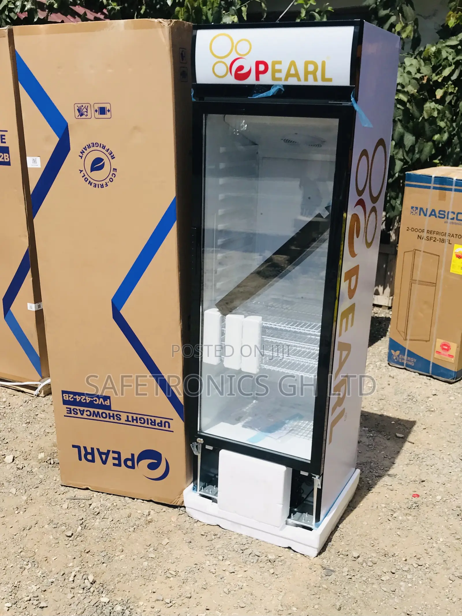 Order PVC-352 Display 300 Liter Glass Pearl 1 Door Fridge