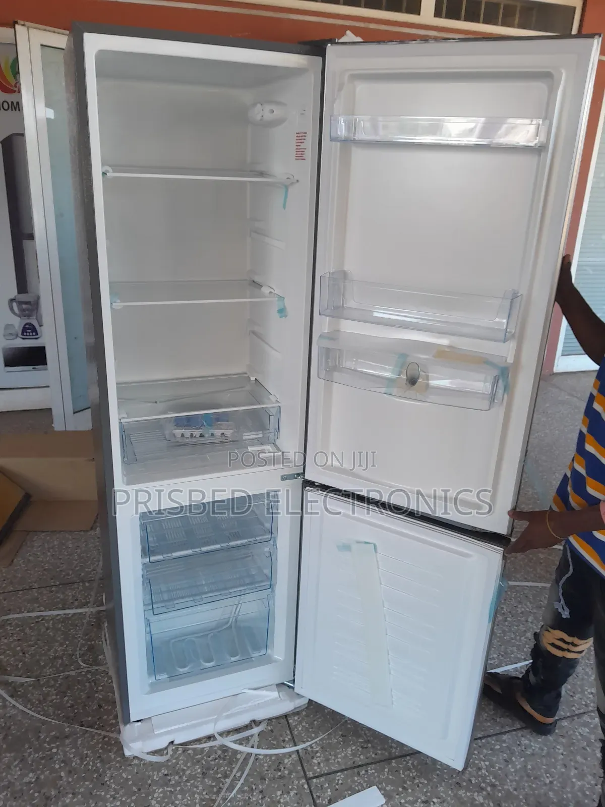 Binatone Durable Double Door Fridge 248 Litres