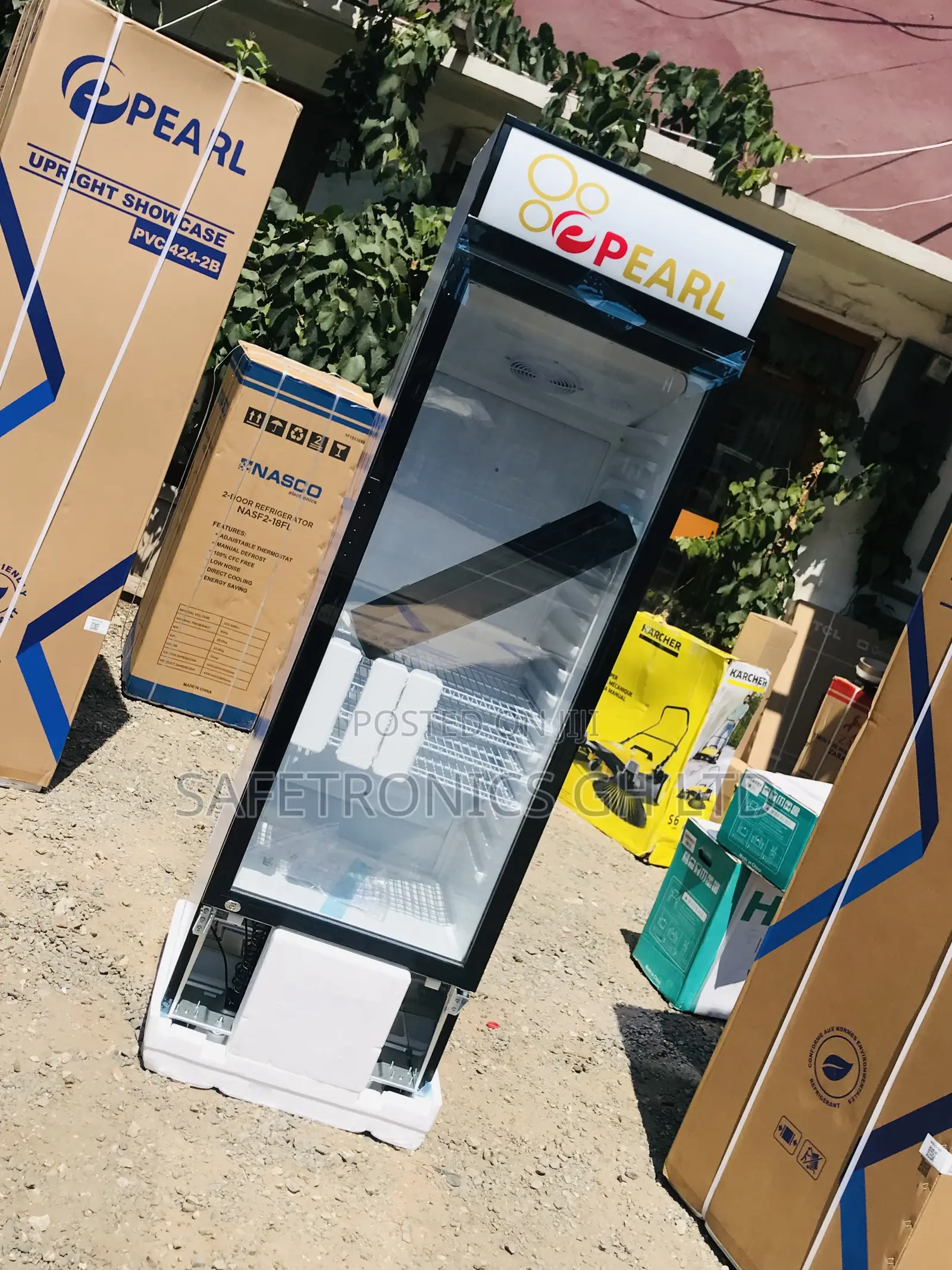 Sealed Glass Pearl PVC-325 Display Singledoor 300L