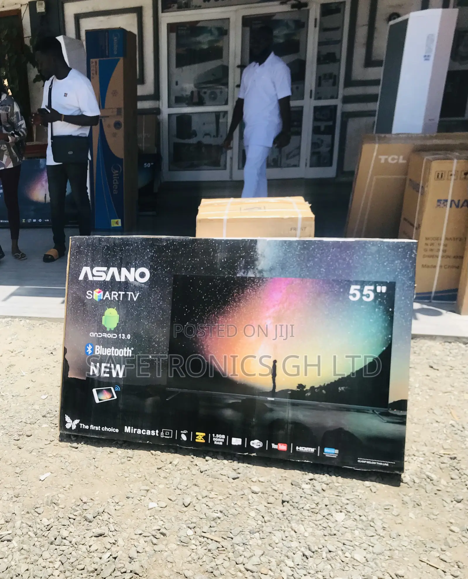 High Quality 55 Inch Smart Led UHD Asano Tv
