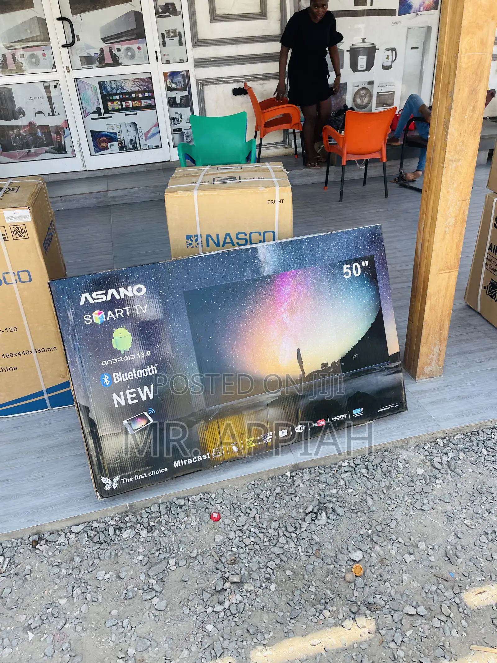 Order Authentic Asano 55 Inch Uhd Smart Television.